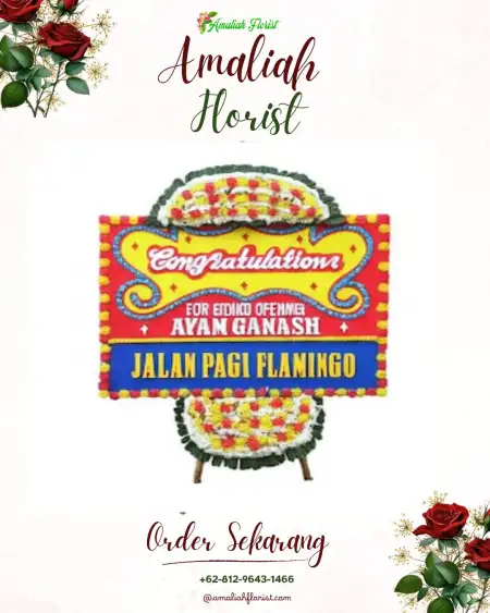 Sewa Papan Bunga Bindu